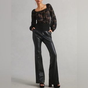 Current Air Smocked Lace Blouse